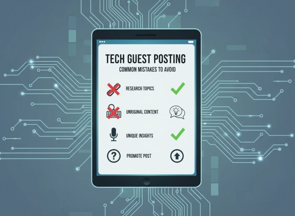 The Common Mistakes to Avoid in Tech Guest Posting